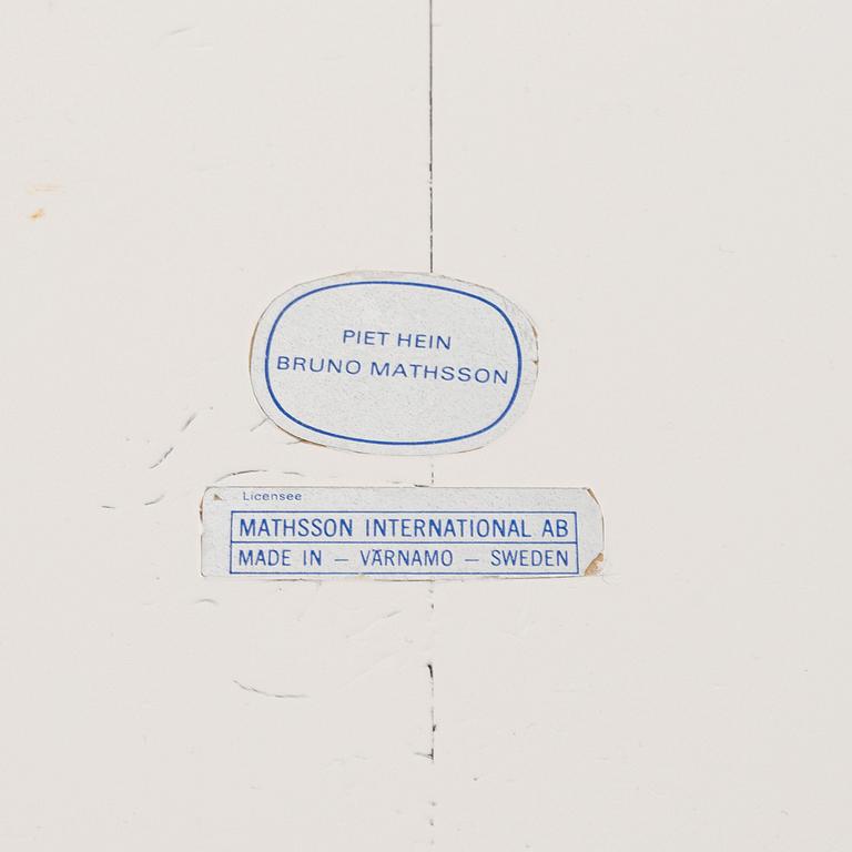 Bruno Mathsson & Piet Hein, a 'Superellips' dining table, Mathsson International, Värnamo.