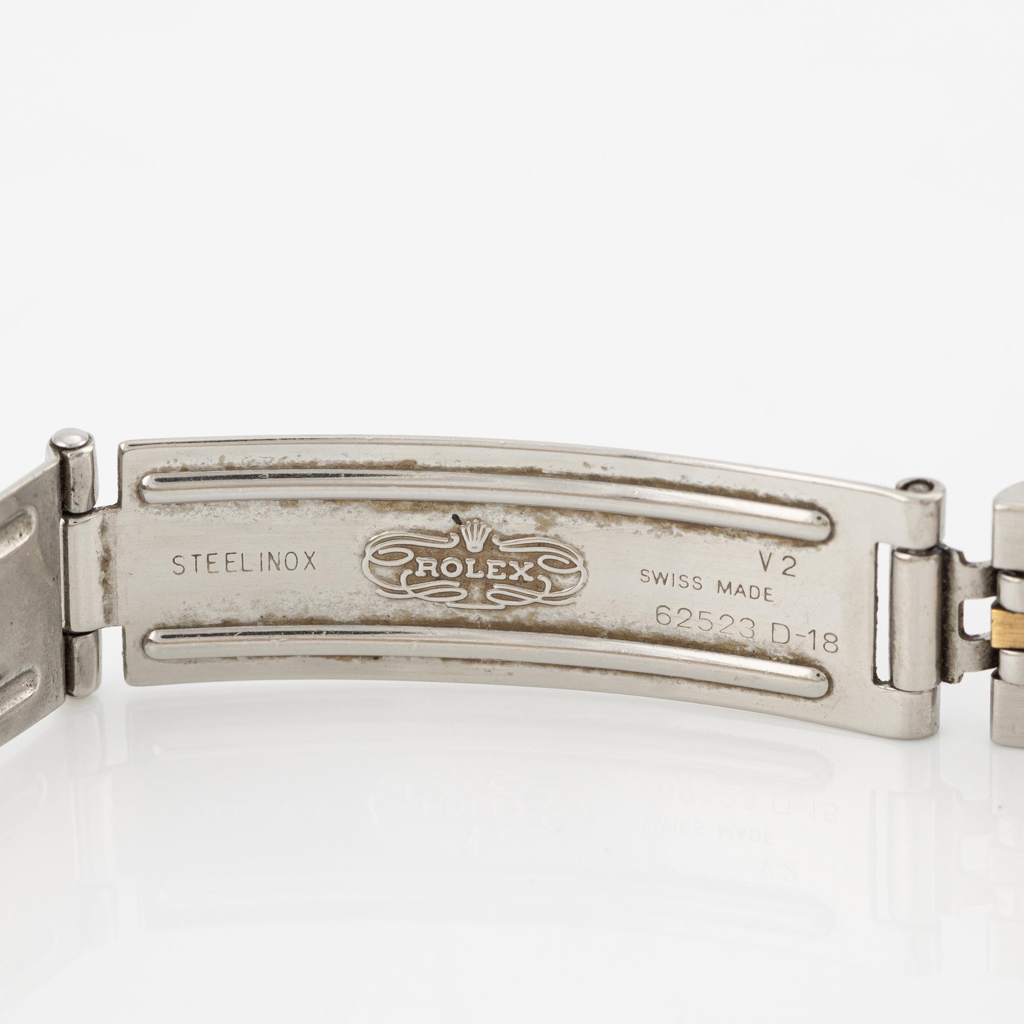 Rolex, Oyster Perpetual, Datejust, "Blue Diamond Vignette Dial", wristwatch, 26 mm.