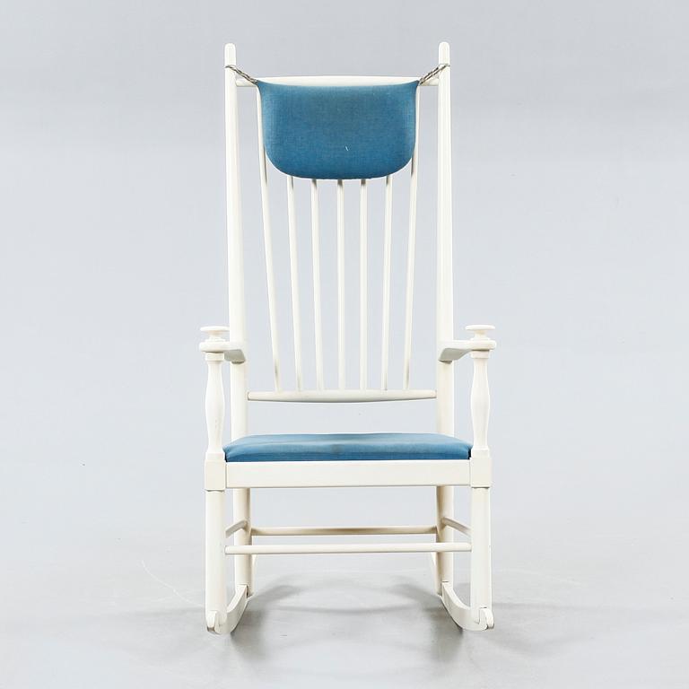An "Isabella" rocking chair, designed by Karl-Axel Andersson for Gemla 1953.