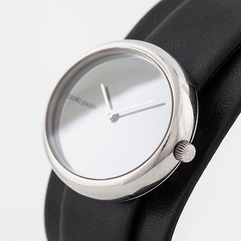 GEORG JENSEN, armbandsur, "Vivianna oval", design Vivianna Torun Bülow-Hübe, 32x24 mm.