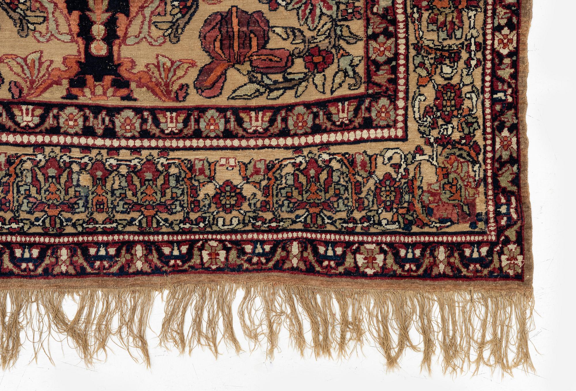An antique Souf Kirman, South Persia, c. 200 x 131 cm.