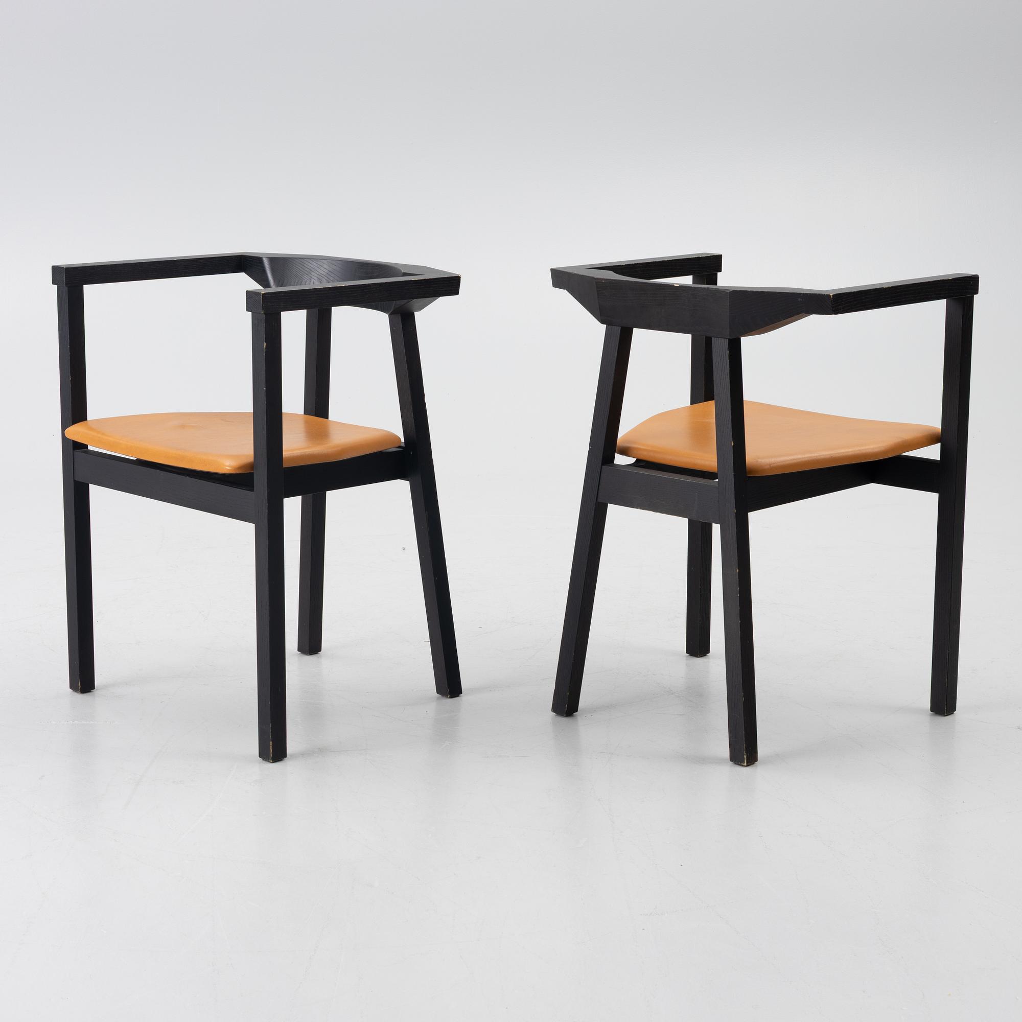 A set of 4 armchairs, Nikari, Finland.