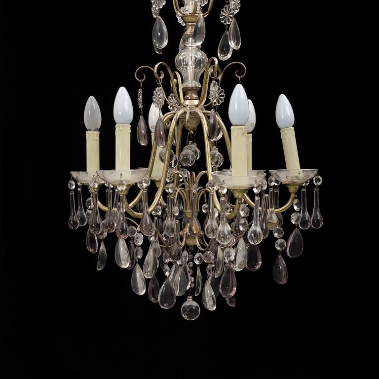 A CEILING LIGHT, rococo-style, 20th century.