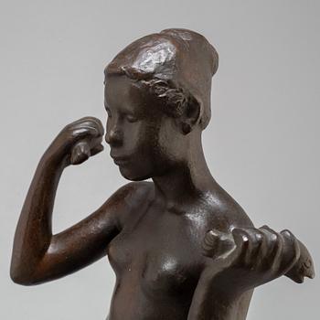 ANSGAR ALMQUIST, sculpture, bronze, signad AA and dated -60 1/8.