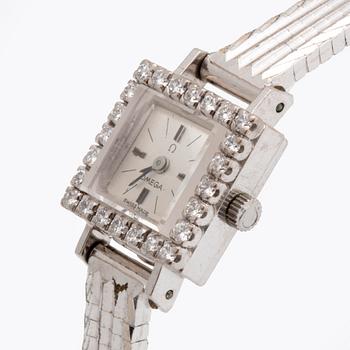 Omega, Montre de Luxe, wristwatch, 14 x 14 mm,