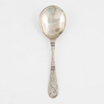 Abraham Messing, supsked, silver, Bergen, Norge 1723.