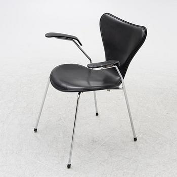 Arne Jacobsen, Armchairs, 4 pcs, "The Seven", Fritz Hansen, Denmark, 2006.