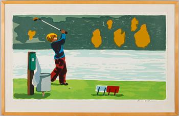 LARS NORRMAN, svit om 5 st, färglitografier, sign, numr bla 179/360.