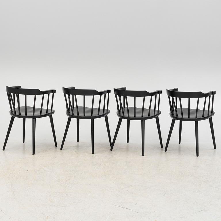 Karin Mobring, four "Torpet" chairs, IKEA, Sweden, 1960's.