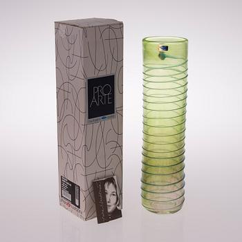 Art glass vas "Trombi", signed T. Nordström Nuutajärvi. Pro Arte.