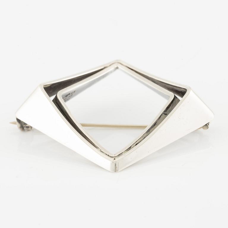 Odvar Pettersen, brooch, sterling silver, Norway.