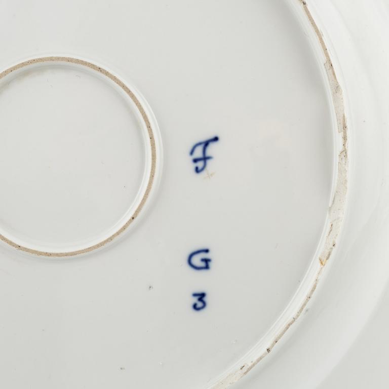 A Fürstenberg serving dish, 18th Century.