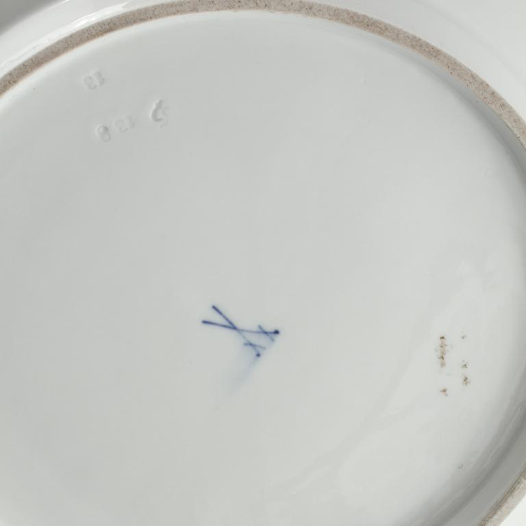 SKÅL/TVÄTTFAT, porslin, Meissen, 1900-tal.