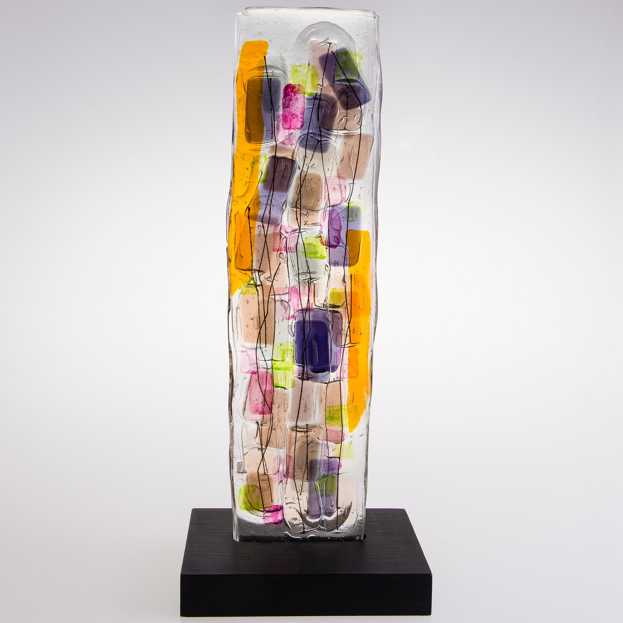 PAULI PARTANEN, glasskulptur, signerad Pauli Partanen -13.