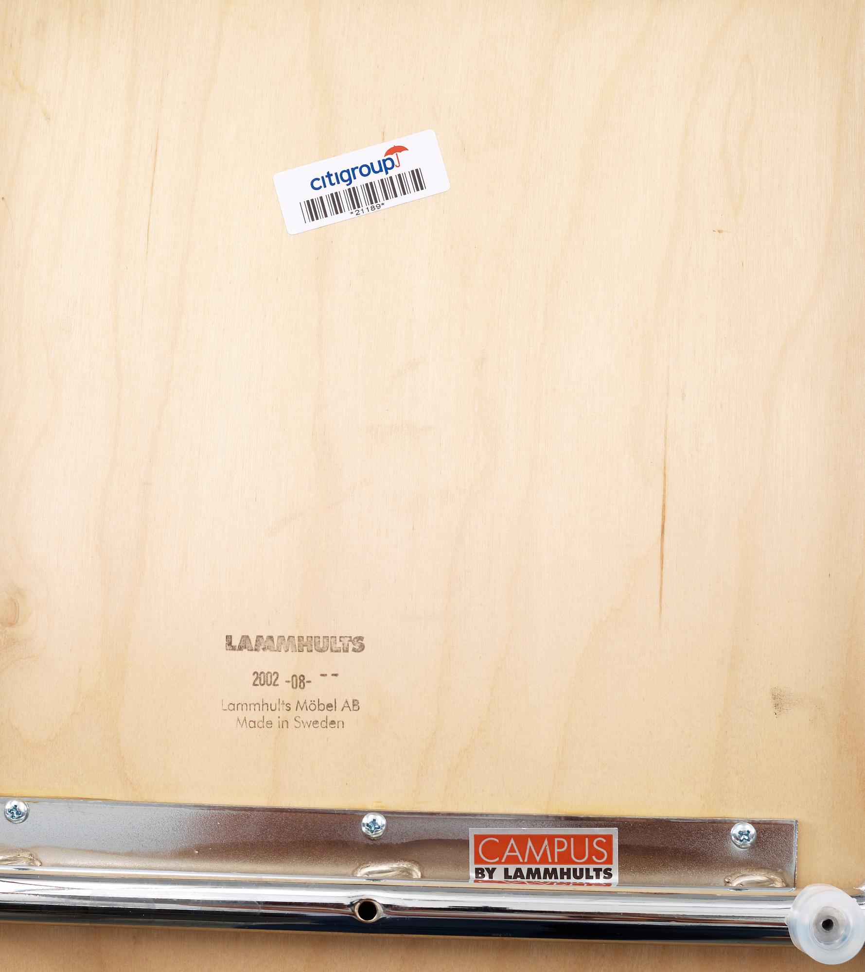 STOLAR, 7st, "Campus", Johannes Foersom o Peter Hiort för Lammhults, 2000-tal.