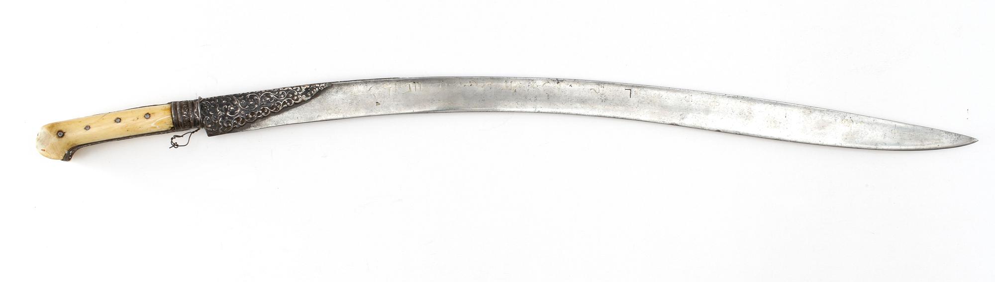 YATAGAN, indopersisk, 1800/1900-tal.
