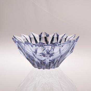 SKÅL, glas, "Näckros", signerad Aimo Okkolin, Riihimäen Lasi Oy.
