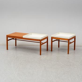 Two Swedish Flower stands / tables, "Casino", Engström & Myrstrand, Tingströms Bra Bohag, mid 20th century.