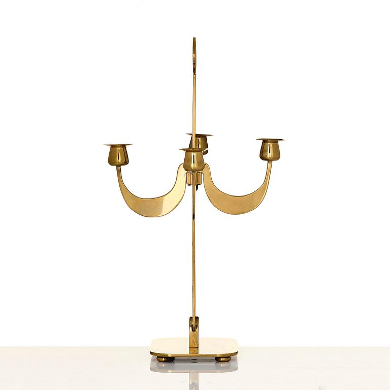 Josef Frank, a rare candelabra model 2663, Firma Svenskt Tenn, Stockholm, 1950s.