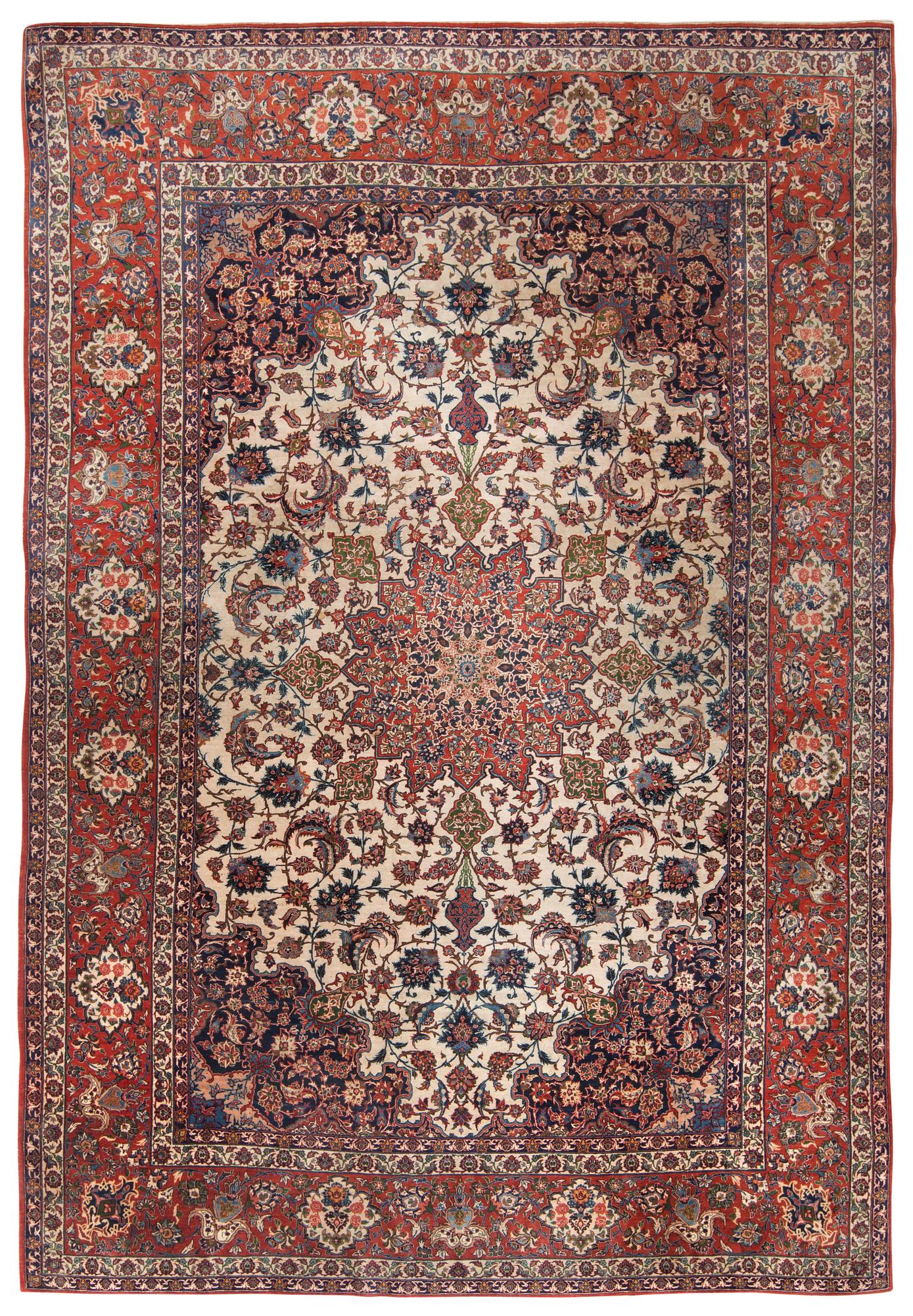 SEMI-ANTIQUE ESPHAHAN.