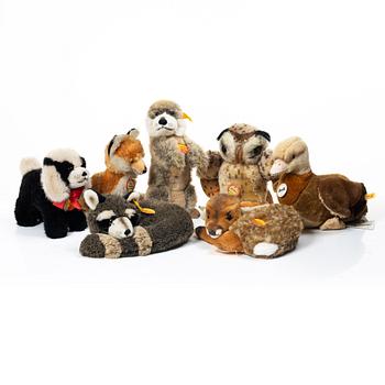 Steiff, soft toys, 7 pieces, second half of the 20th century.
