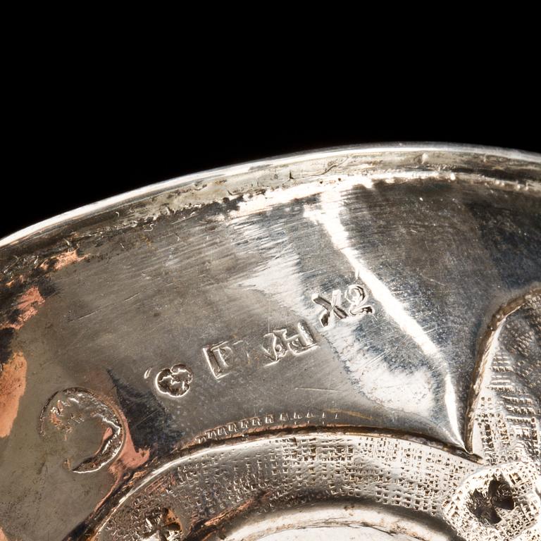 KÅSA, silver, Pehr Wilhelm Hanngren, Falun,1804. Vikt ca 60g.