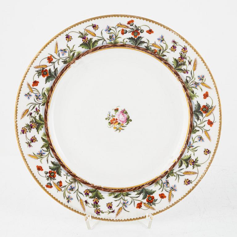 Eight plates, Duc d'Angoulême, Paris, France, 1790-1829.