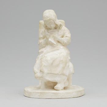 RUTH MILLES, skulptur, gips, signerad och daterad 1911.