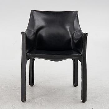 Mario Bellini, a '413 CAB' armchair, Cassina, Italy.