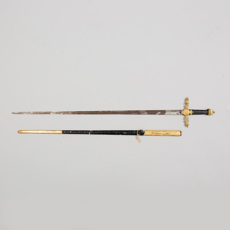 A Swedish small sword from around year 1900.