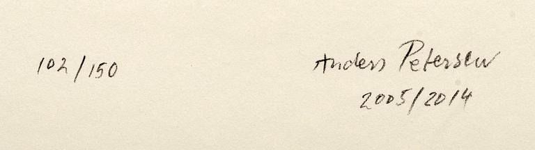 ANDERS PETERSEN, a signed dated and numbered photograph 102/150 dated 2005/2014.