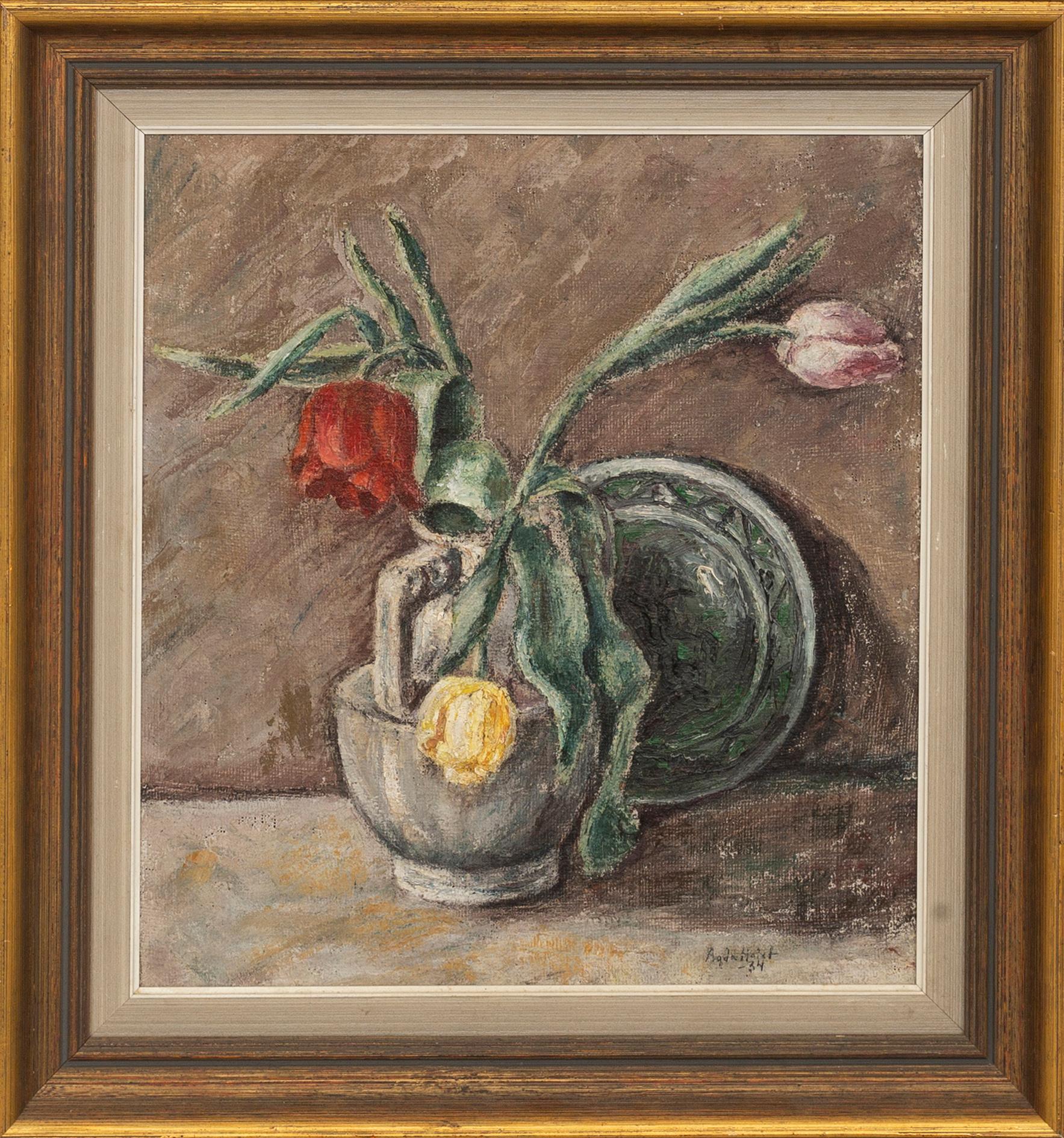 AGDA HOLST, a signed and dated oil on canvas.