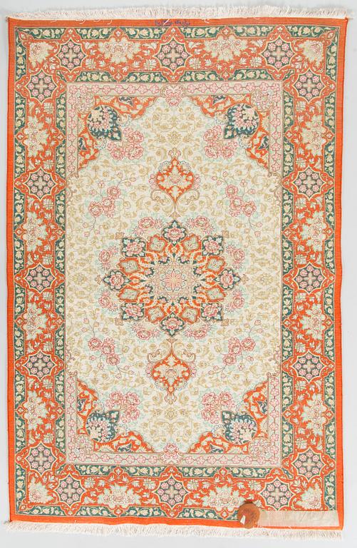 Matto, Persia Ghom. Noin 150 x 100 cm.