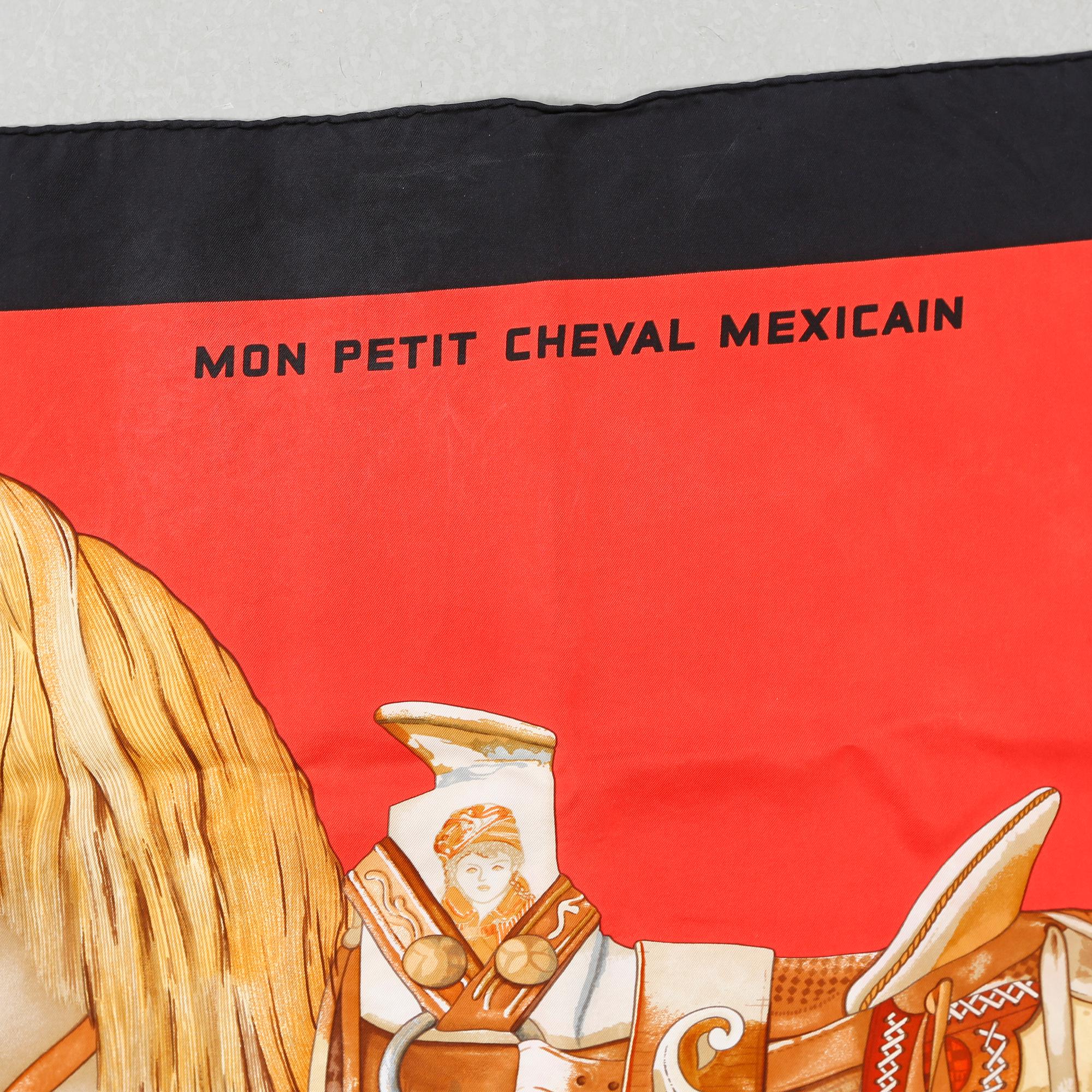 SCARF, "Mon Petit Cheval Mexicain", Hermès.