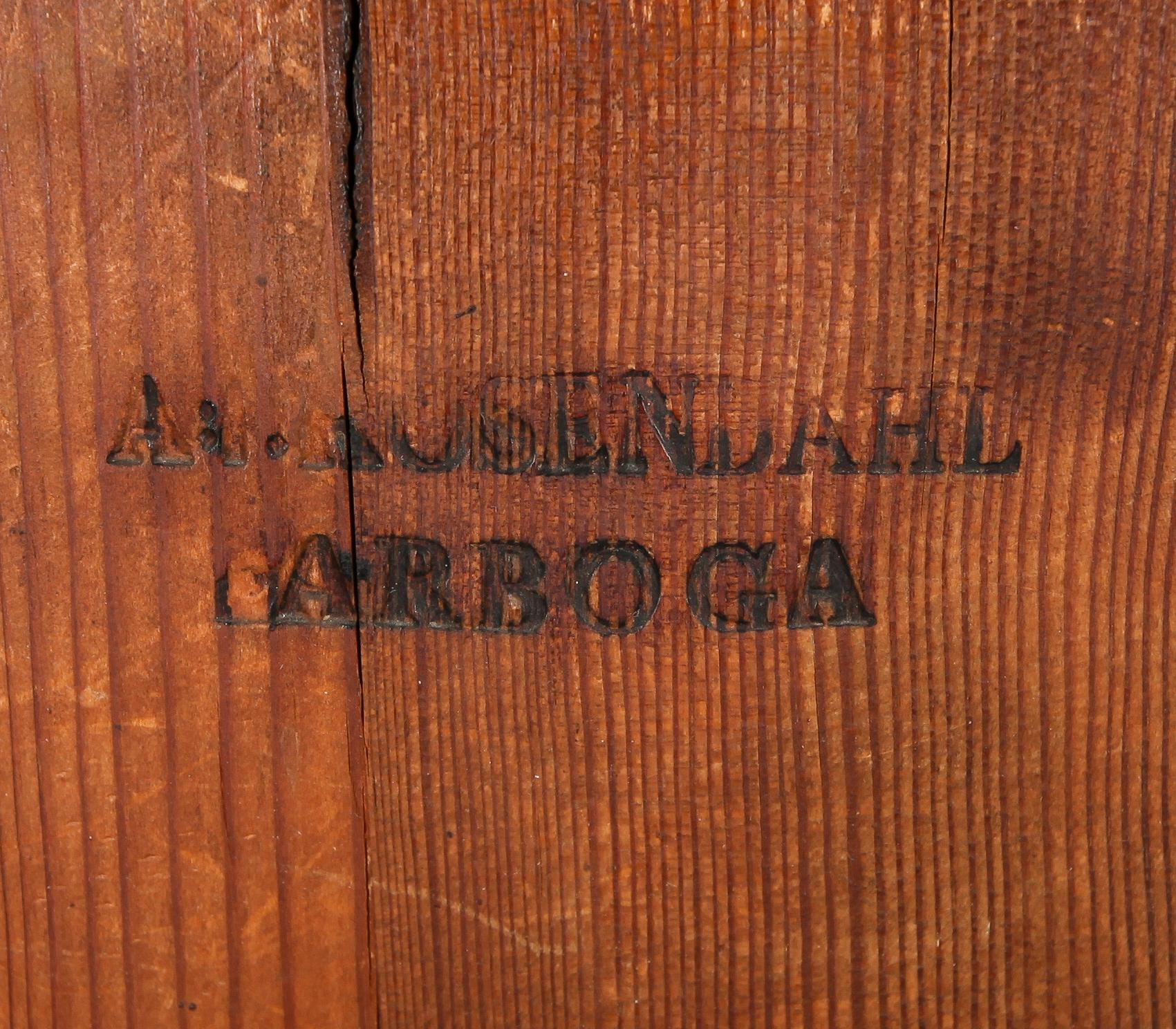 FÄLLBORD, märkt Anders Jacob Rosendahl, (mästare i Arboga 1762-1836).