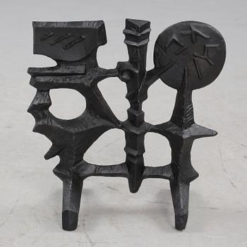 SKULPTUR, gjutjärn, Olle Hermansson, Husqvarna, 1960/1970-tal.