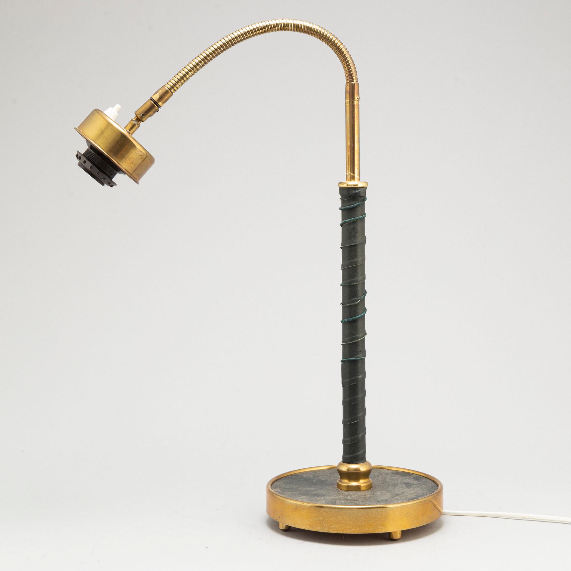 JOSEF FRANK, a brass table lamp, model '2434', for Firma Svenskt Tenn, second half of the 20th century.