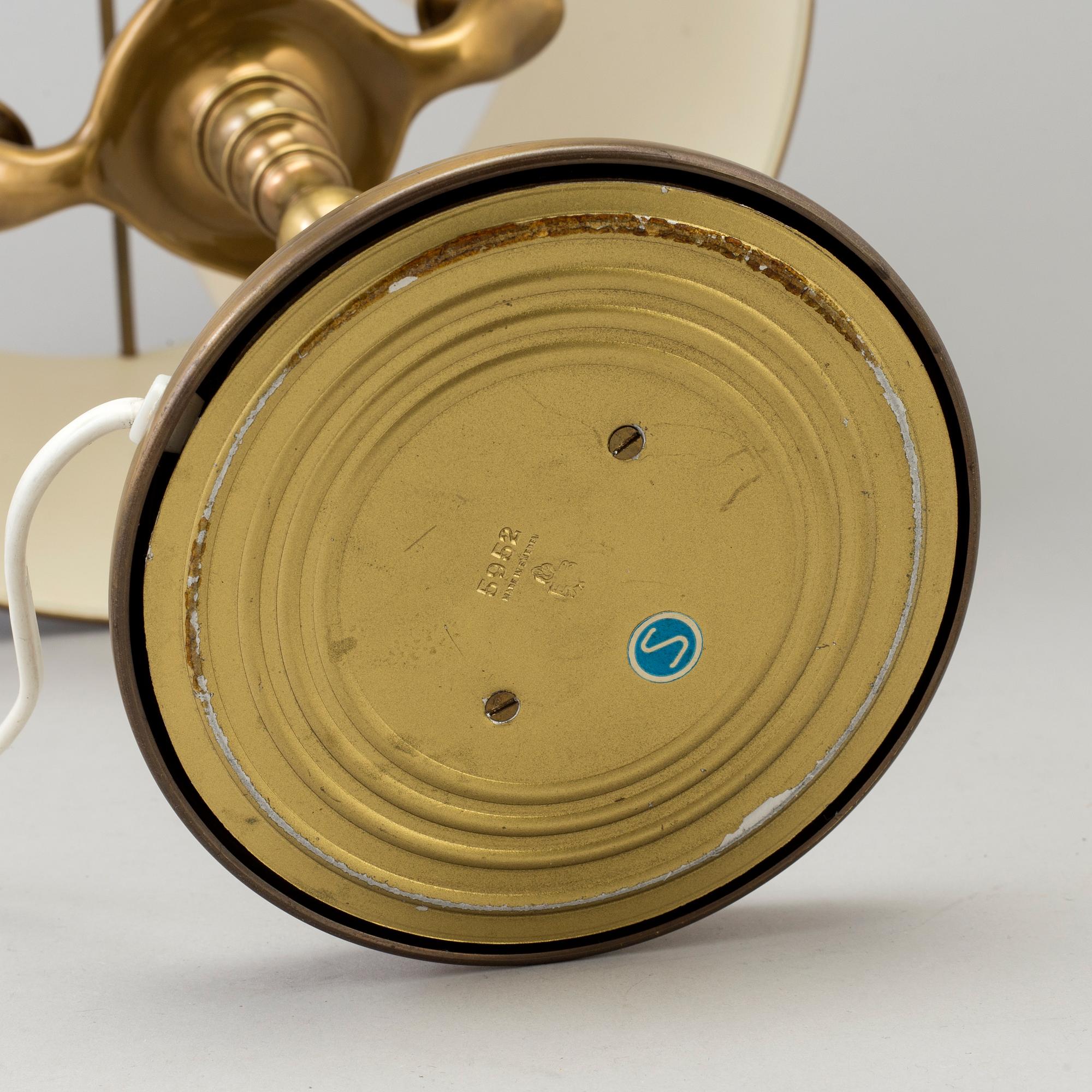 Einar Bäckström, a table lamp, Malmö, mid 20th century.