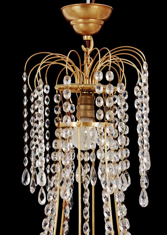 LJUSKRONA,  gustaviansk stil, 1900-talets mitt. H 77.