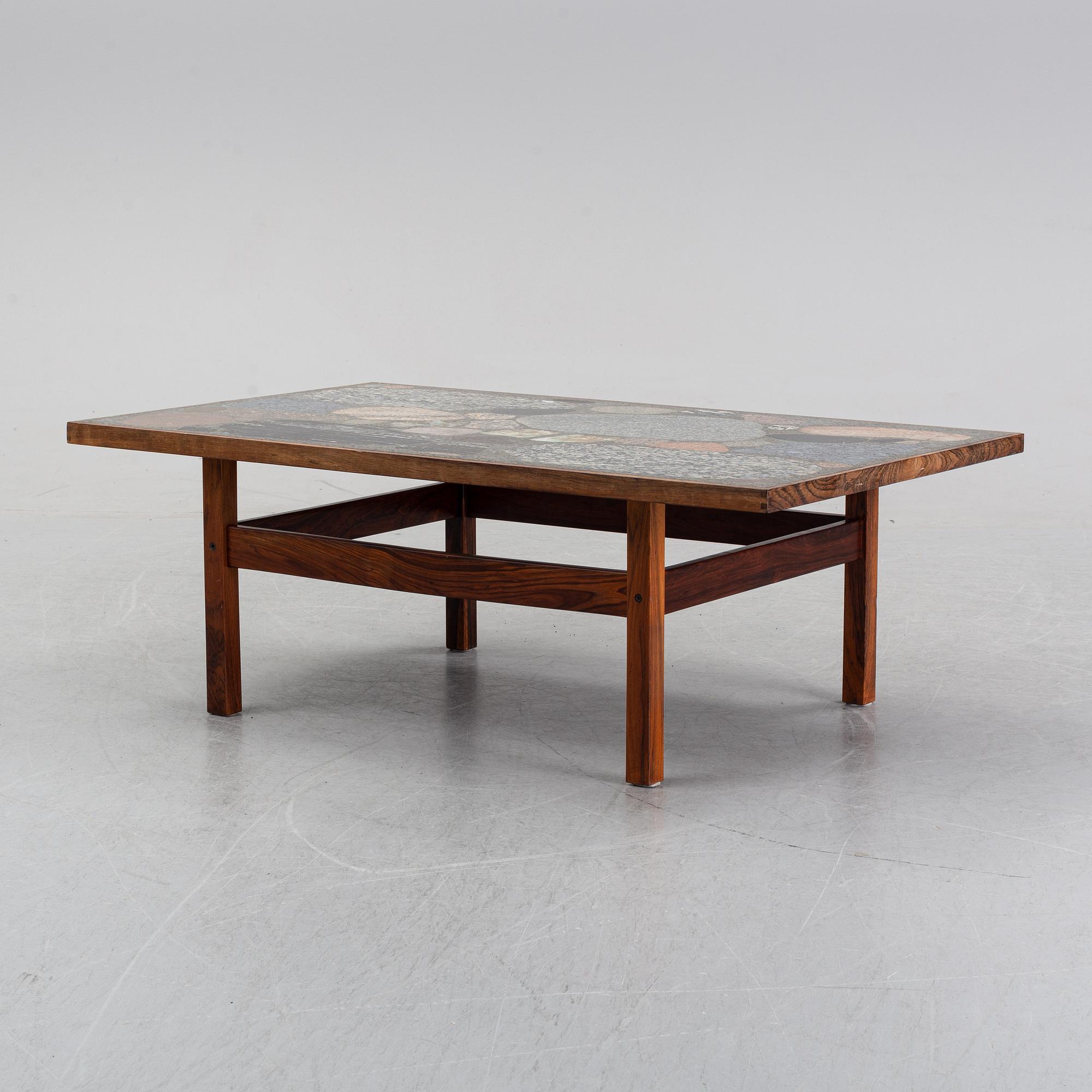 A coffee table, "Conglo", deisigned by Erling Viksjø, Norway, 1960's-80's.