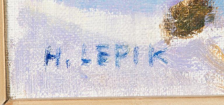 Hugo Lepik, Winter morning.