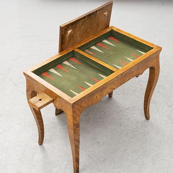 A Rococo style games table, first half of the 19th Century.