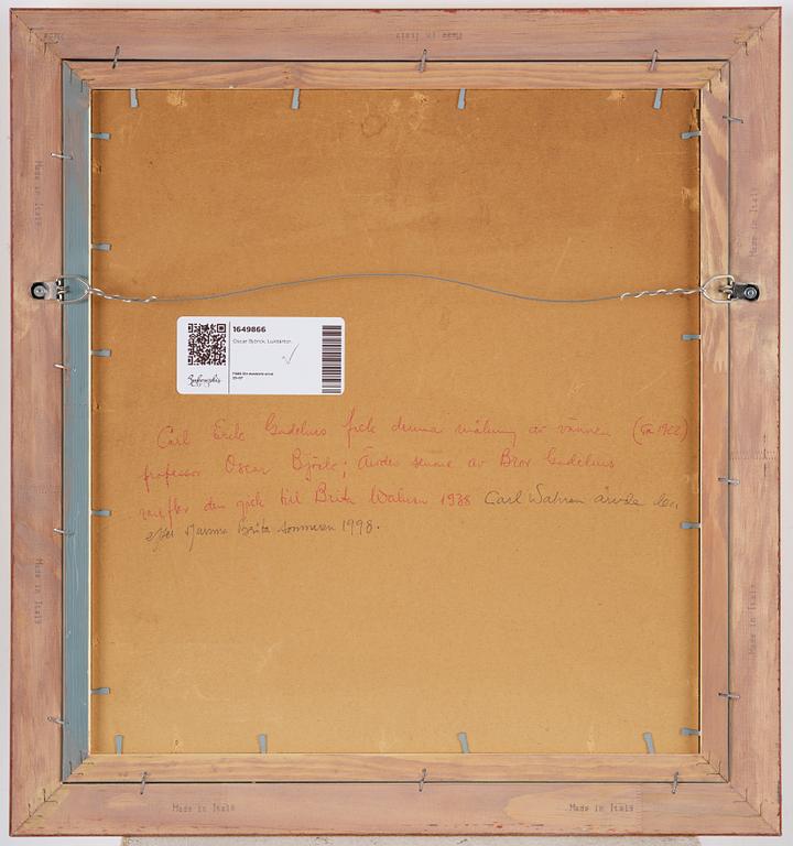 Oscar Björck, Luktärter.