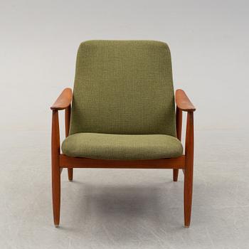 A taek easy chair, 1950's/60's.