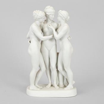 A porcelain figurine, Three Graces.