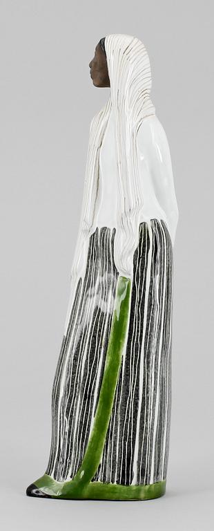 FIGURIN, stengods, Mari Simmulson, Upsala Ekeby, 1950-tal.