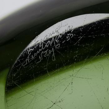 FAT, glas, "Videblad" design Kaj Franck, signerad Notsjö -55.