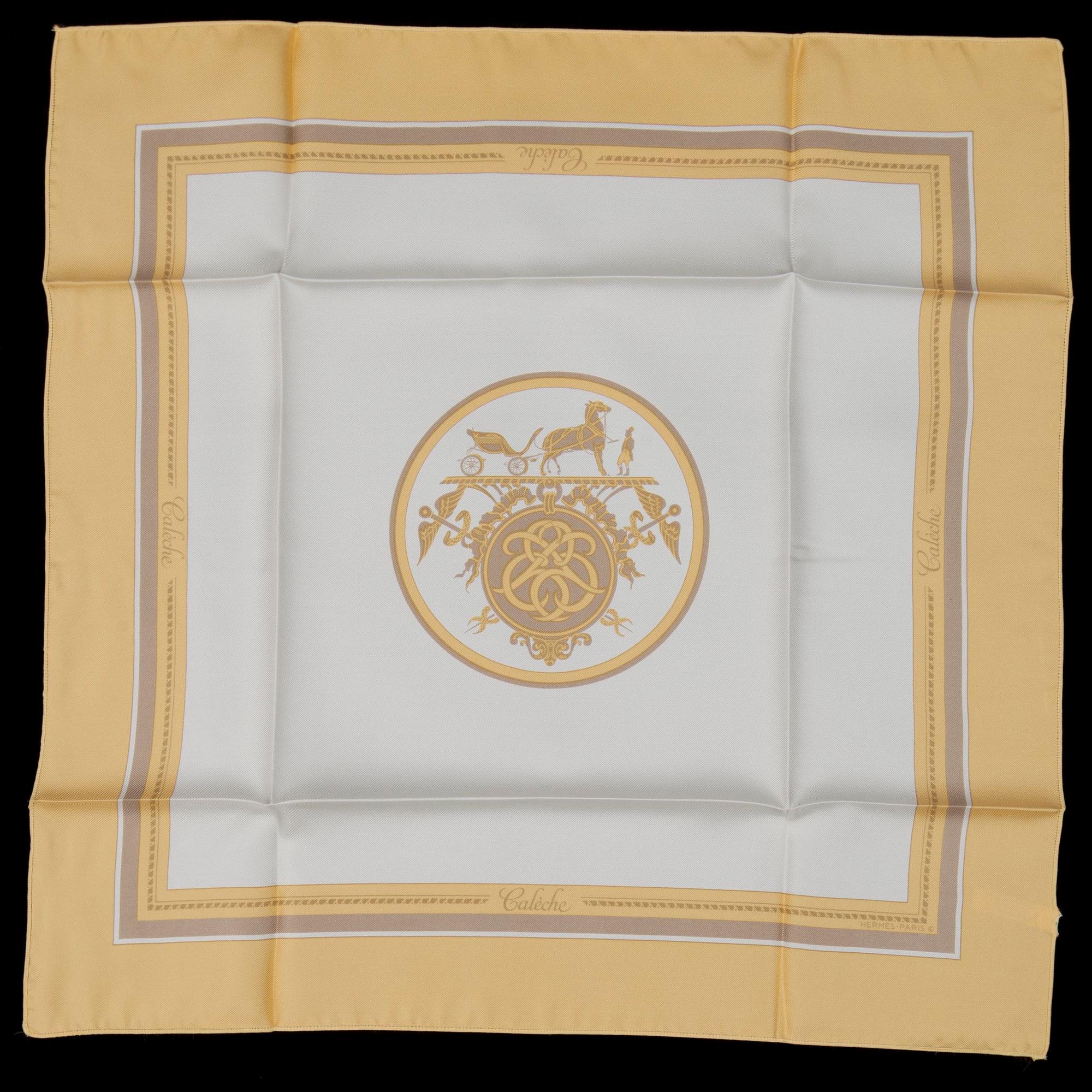 Scarf, siden, Calèche, Hermès.