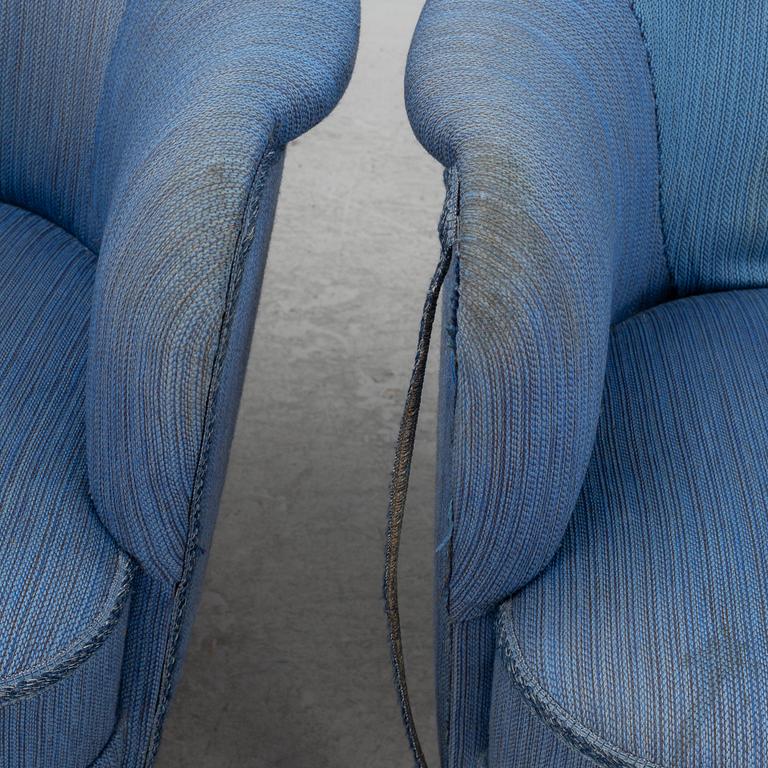 Carl Malmsten, a pair of 'Samsas' armchairs, second half of the 20th Century.