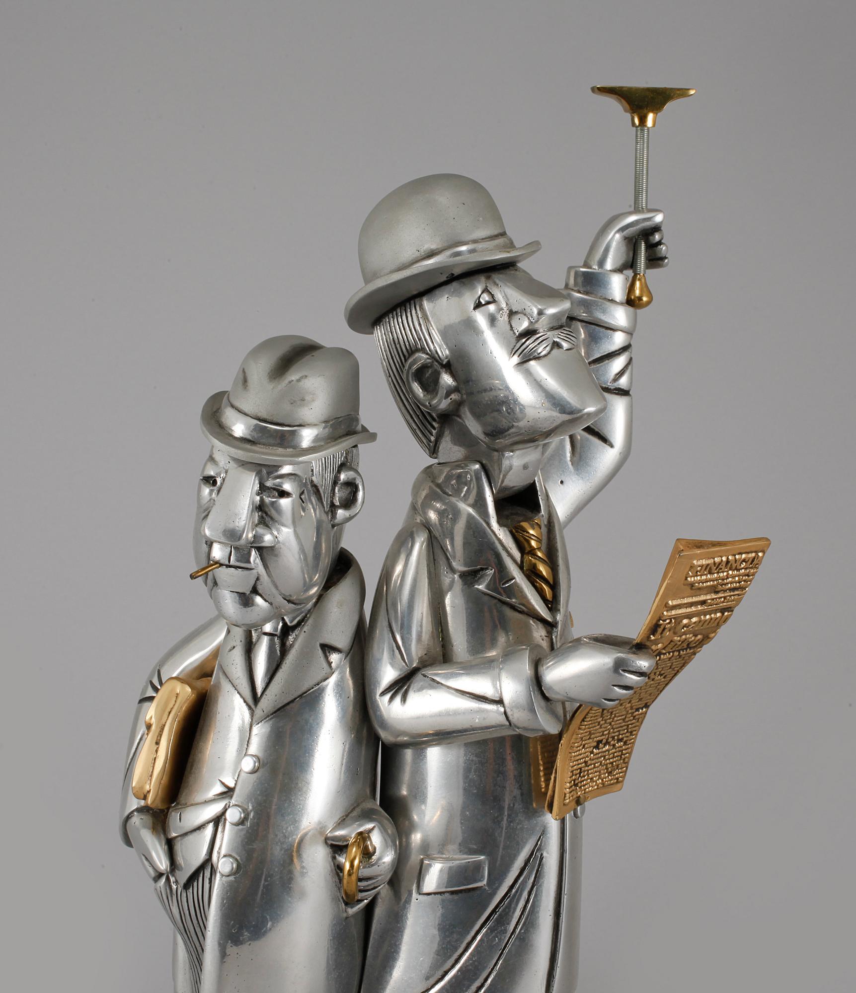 FRANK MEISLER, skulptur, metall, signerad och numrerad 711480.